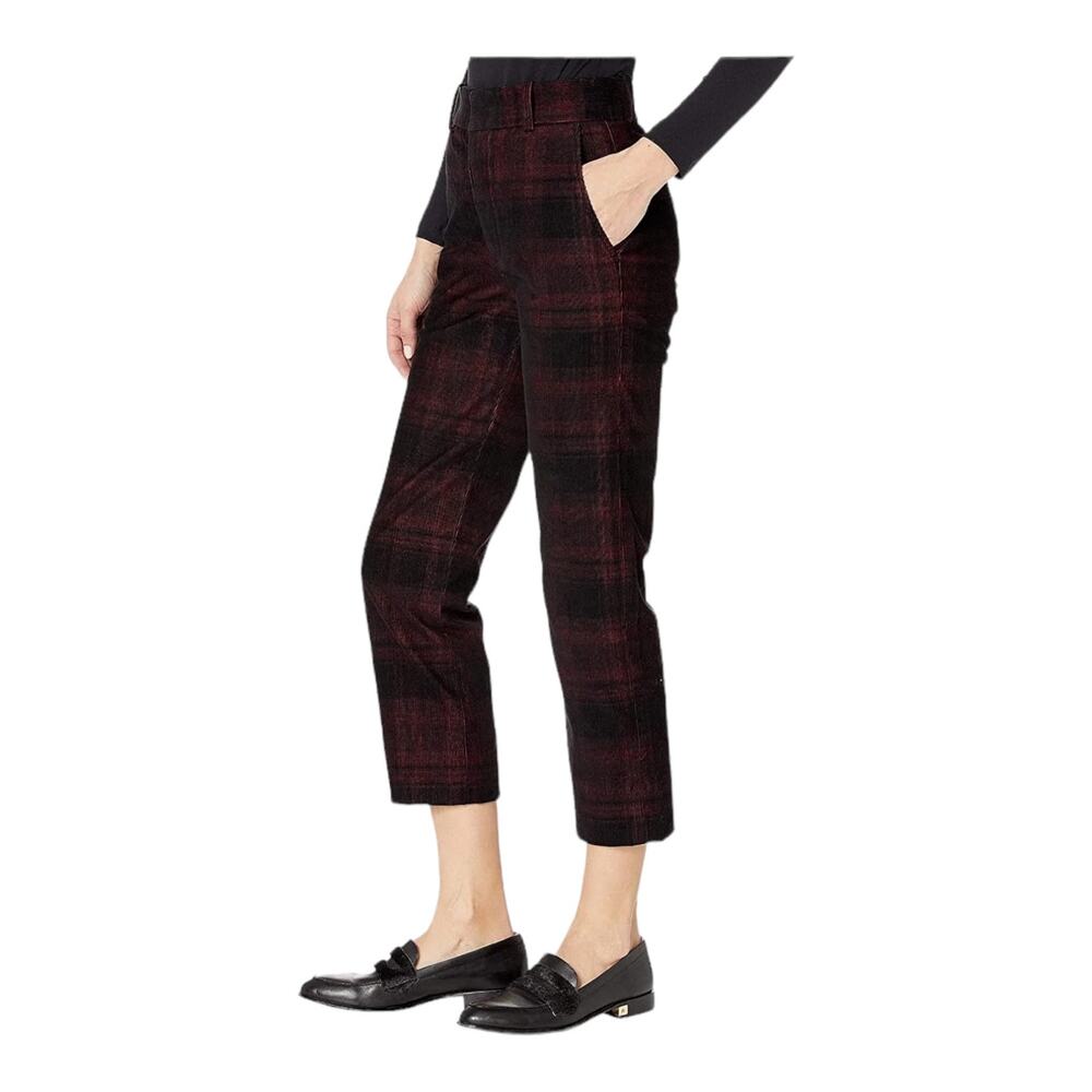 AG Adriano Goldschmied pants The Elvie corduroy red trousers size 28